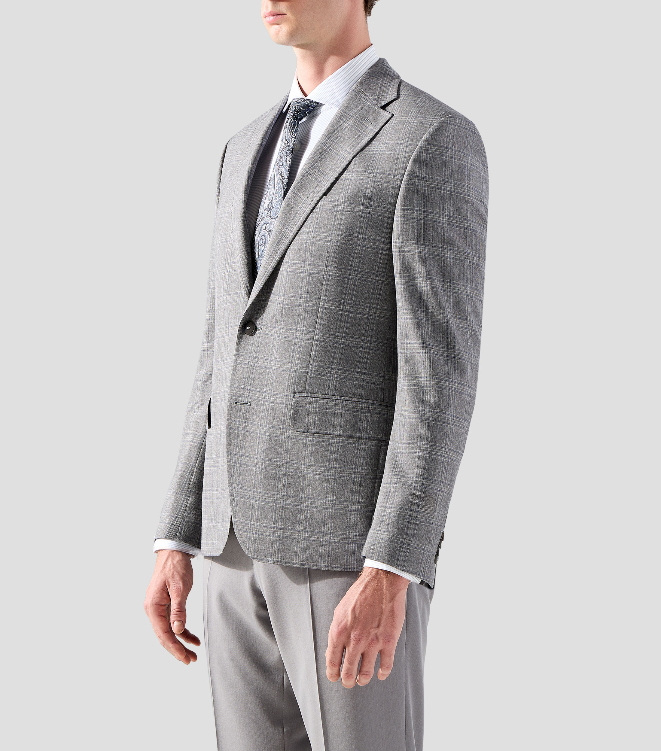 Saco de cuadros Hombre
